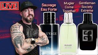 NEW Dior Sauvage EAU FORTE, Givenchy Gentleman Society Extreme, Mugler Cologne Come Together