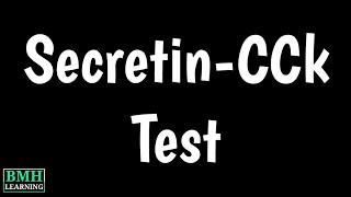 Secretin-Cholecystokinin Test | Secretin-CCK Test | Functiins Of Cholecystokinin |