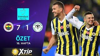 MERKUR BETS | Fenerbahçe (7-1) T. Konyaspor - Highlights/Özet | Trendyol Süper Lig - 2023/24