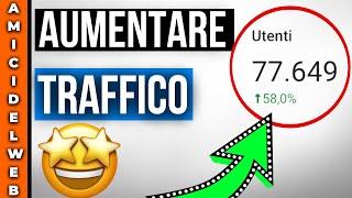 Come aumentare il Traffico Sito Web del 58% in 30 giorni 