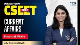 FREE CSEET Batch- Current Affairs - Lecture 8 | January 25 Attempt | Adv Vishishta Nayak