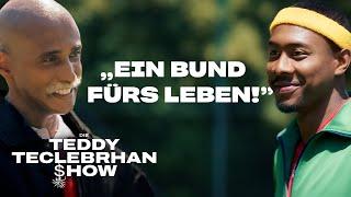 Antoine zeigt David Alaba wie man richtig Fußball spielt! ️ | Die Teddy Teclebrhan Show