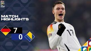 Germany vs Bosnia | 7-0 | Highlights | UEFA Nations League 2024-25