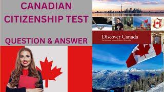 Canadian Citizenship Test 2024. Important Questions & Answers.