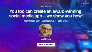 You too can create an award-winning social media app – we show you how!