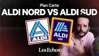 Nord contre sud : comment Aldi s'est partagé le monde | Plan carte