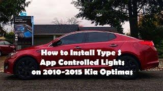 2010-2015 Kia Optima: How To Install Bluetooth Controlled Door Panel Lighting