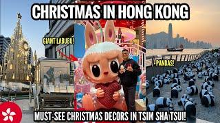 CHRISTMAS IN HONG KONG: PANDA GO EXHIBIT + EXPLORING AND SHOPPING IN  TSIM SHA TSUI