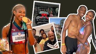 Masai Russell - Lifestyle | Net worth | Biography | Boyfriend | House | Gold Medal 2024 | Family