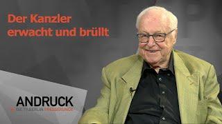 Der Kanzler erwacht und brüllt - Andruck der Pressetalk