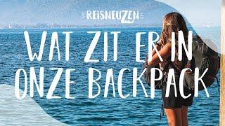 WAT ZIT ER IN ONZE BACKPACK? | OP WERELDREIS VOOR ONBEPAALDE TIJD MET ALLEEN HANDBAGAGE | WIJSNEUZ