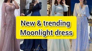  light dress design/ Trending Sequin Dresses/ Moonlight maxi design 2024/ Sequin gown design2025️