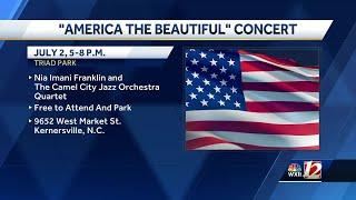 "America The Beautiful" concert happening in Triad Park on Sunday