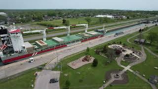 Royal Wagenborg's Alamosborg upbound on Welland Canal