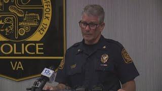 Suffolk police chief holds press conference on overnight shooting