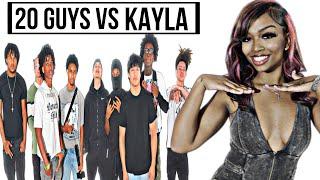 20 MEN VS 1 INFLUENCER : @TheKayDanielle