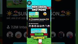 NEW UPDATE IN LESS THAN AN HOUR IN GROW A GARDEN #roblox #growagarden #robloxshorts #shorts