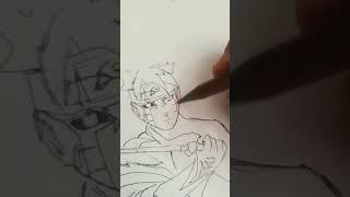 Boruto drawing. Please like and subscribe. Thank you for 20000 viewers. Thank you.
