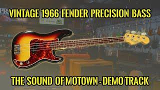 Vintage 1966 Fender Precision Bass | The Motown Bass Sound | Tone Tailors