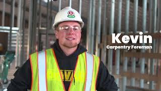 Construction Careers – Kevin, Commercial Construction Carpenter