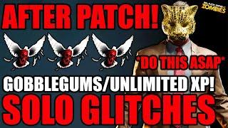 EASY  After Patch SOLO UNLIMITED XP GLITCH +More! AFK GOBBLEGUMS/BO6 GLITCH/SOLO afk XP BO6 ZOMBIES