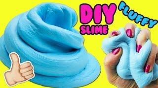 DIY Fluffy Slime Recipe Without Borax or Liquid Starch