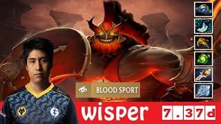 [DOTA 2] OG.Wisper the MARS [OFFLANE] [7.37d]