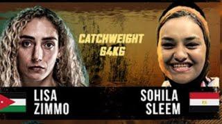 UAE WARRIORS 53 -  SOHILA SLEEM VS   LISA ZIMMO