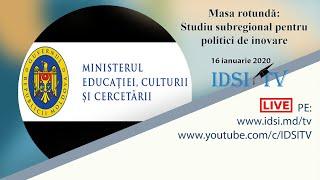 Masa rotundă: Studiu subregional pentru  politici de inovare