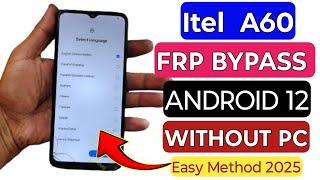 Itel A60 (A662L) Frp Bypass Without Pc | Android 12 | Apps Not Open | Itel A60 Frp Unlock