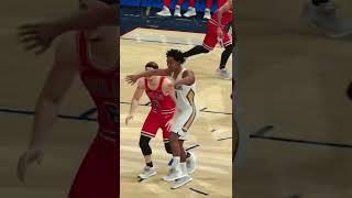 NBA 2K22 mobile Zion on fire