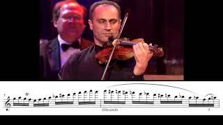 Transcripción violín solo Samvel Yervinyan