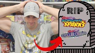 Pokemon INVESTING Mistake! Surging Spark, Stellar Crown BUST!