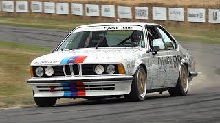 BMW 635 CSI 3.5 Litre Straight Six *PURE ENGINE SOUNDS* @ Goodwood FOS