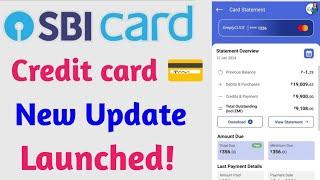 SBI Credit Card Application New Update | SBI Card App Kaise Use Kare | SBI Credit Card