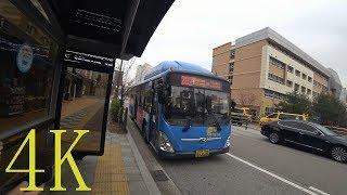 [ 4K ] Korea,  Bus number 202,  Byeollae New Town to Cheongnyangni,  202번 버스 별내에서 청량리까지