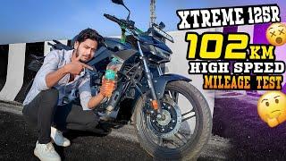 Hero Xtreme 125R High Speed Mileage Test Shocking Results 1 ltr Mai माइलेज कितना देती है