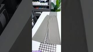 Fold Wide-Leg Pants Like a Pro! #shorts #sewing #womensfashion #foldinghacks