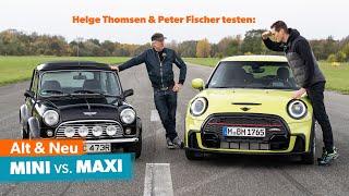 Wie viel Ur-Mini-Feeling bietet der Mini John Cooper Works? Helge Thomsen und Peter Fischer testen.