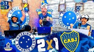  GOLS E PÊNALTIS -  CRUZEIRO 2X1 BOCA JUNIORS - CLASSIFICAÇÃO DRAMÁTICA DO CABULOSO NOS PÊNALTIS