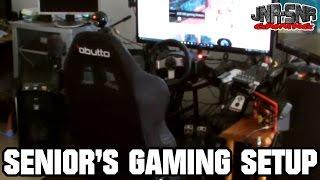 Senior's Gaming Setup and House Tour | JNR-SNR gaming