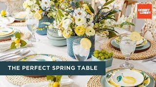 Spring Tablescape | The Spring Shop® | Hobby Lobby®