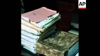 SYND 20 8 77 EGYPTIAN MILITARY COURT IN CAIRO STARTS THE CASE OF MURDERED CABINET MINISTER AL ZAHABI