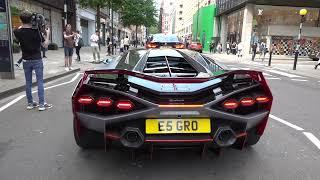 $4 million Lamborghini Sian V12 Sounds in London!!