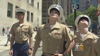 Fleet Week: Marines Hit The Streets