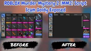 [️IMPORTANT️] Roblox Murder Mystery 2 (MM2) Script Scamming roblox mm2 players | Expose