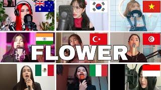 Who Sang It Better : JISOO - ‘꽃(FLOWER)’ from different country (Australia,India,south Korea,)