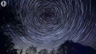 60s 4K Amazing Star Trails Time-lapse video 唯美星轨视频