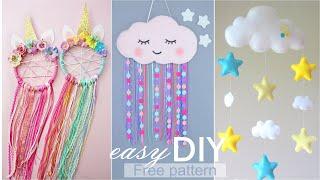 DIY Room Decor / Easy crafts / Сute cloud for kids room wall decoration / diy room decor for kids