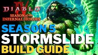 Diablo 4 - STORMSLIDE Druid Build Guide! Andariel's Immortality! // Furyslide (Season 5)